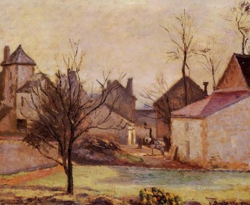  Oise Decoraci%C3%B3n Paredes - Corral en pontoise 1874 Camille Pissarro